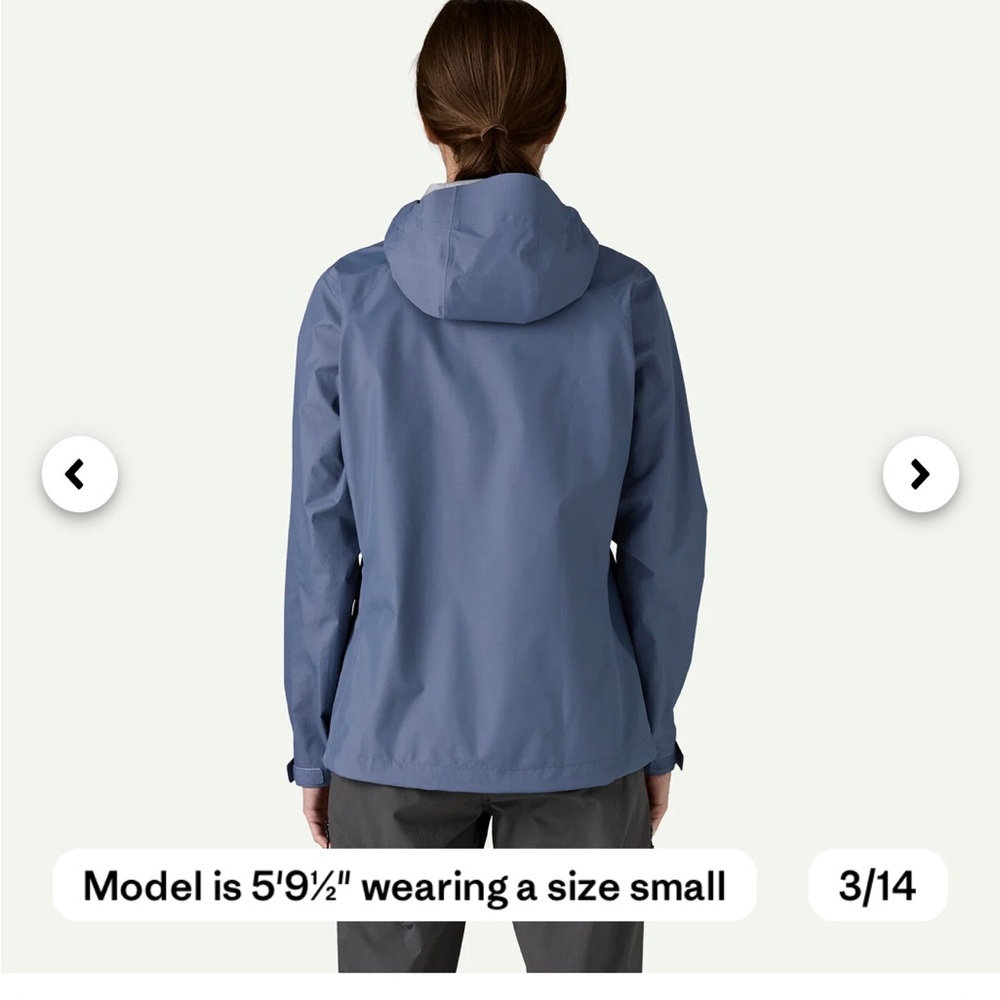 Patagonia Plum Brown Torrentshell 3L  Rain Jacket - Picture 9 of 10